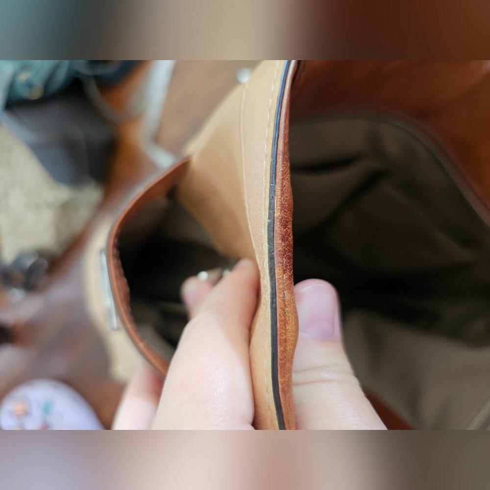 Coach Y2K Elegant Gallery Tote Bag Tan Leather Side Turnlocks Carryall F11524‎ - Picture 14 of 14